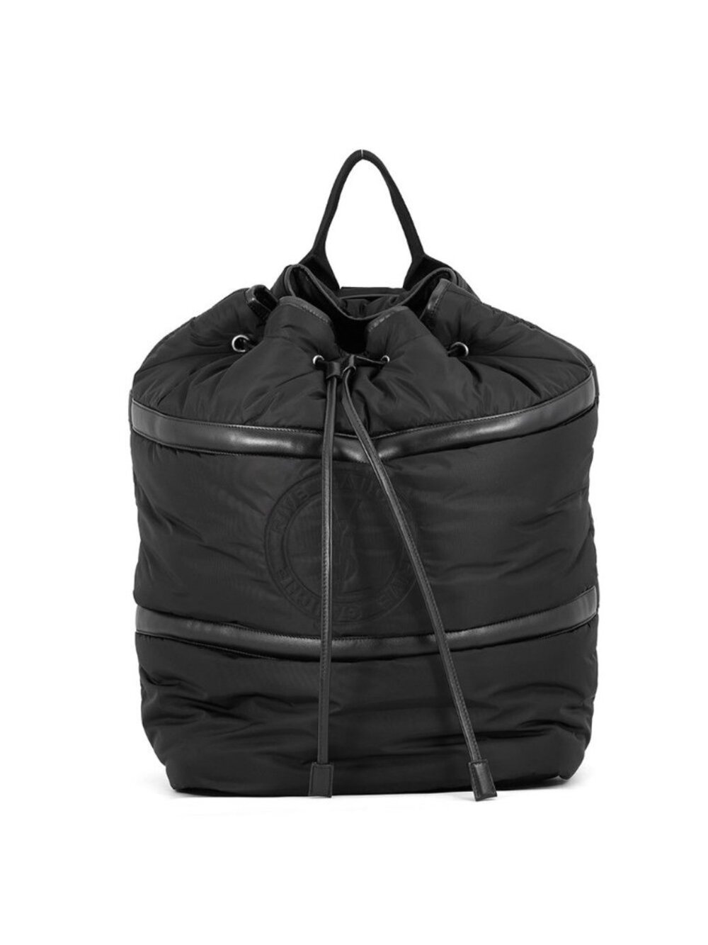 Saint Laurent Paris Shoulder Bag Rive Gauche Nylon Black